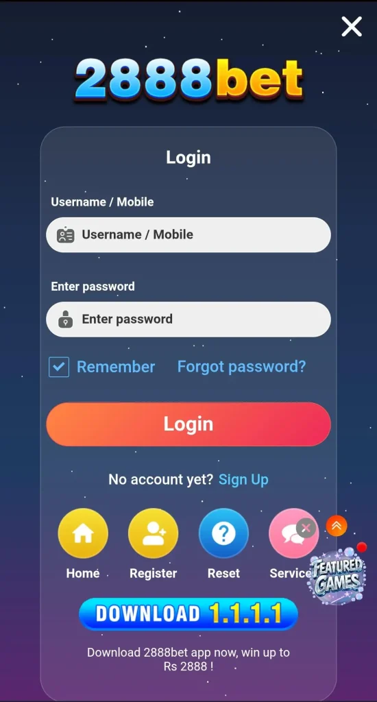 2888bet login